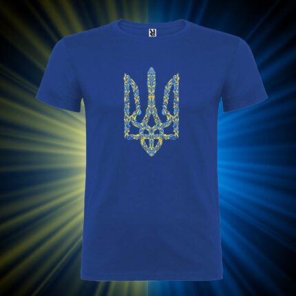 Футболка чоловіча з принтом Тризуб