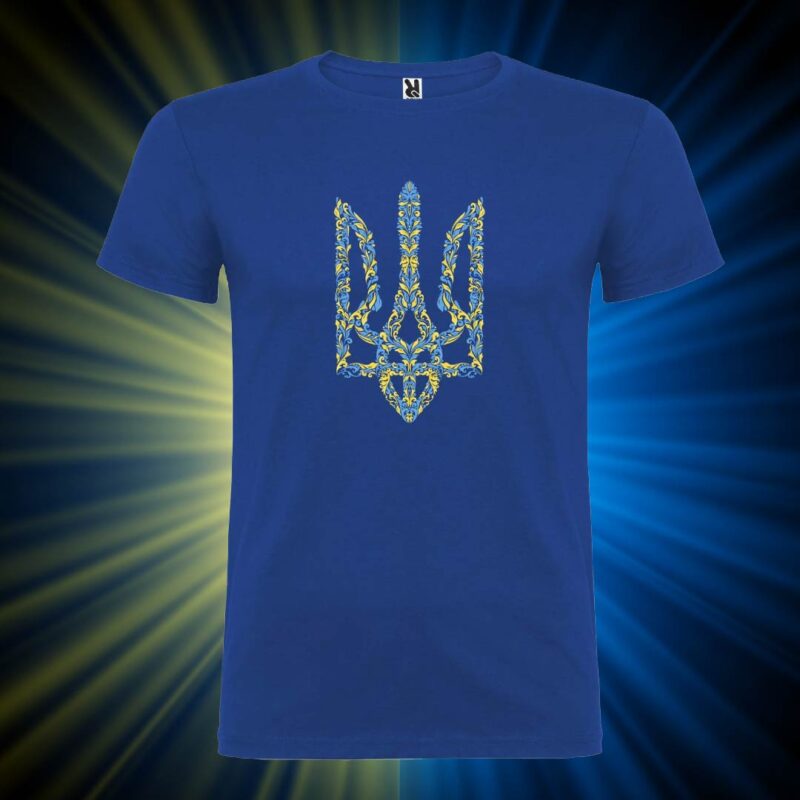 Футболка чоловіча з принтом Тризуб