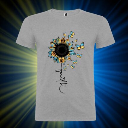 Футболка чоловіча з принтом Віра незламна