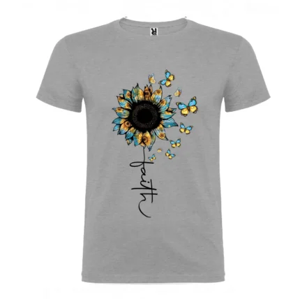 Футболка чоловіча з принтом Віра незламна