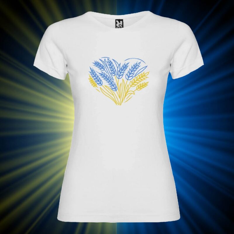 Футболка жіноча патріотична Колоски