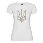 Футболка жіноча патріотична Тризуб хрестиком