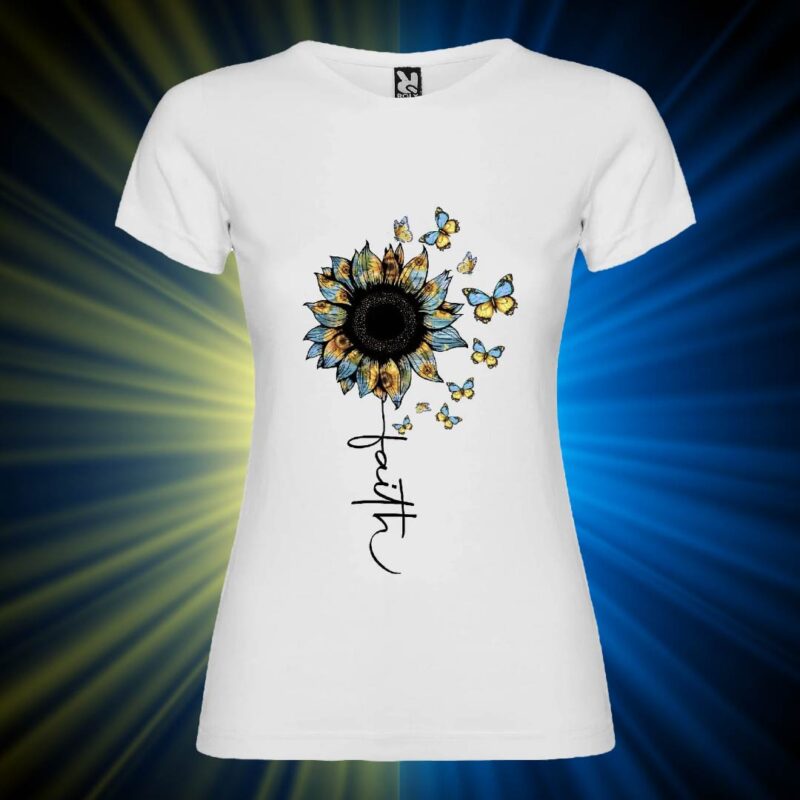 Футболка жіноча патріотична Віра незламна