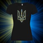 Футболка жіноча з принтом Тризуб