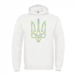 Худі чоловіче з принтом Орнаментальний Тризуб