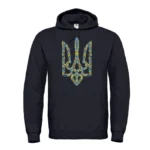 Худі чоловіче з принтом Орнаментальний Тризуб