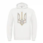 Худі чоловіче з принтом Тризуб хрестиком