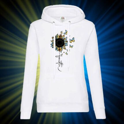 Худі жіноче з принтом Віра незламна