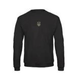 Світшот чоловічий з принтом Тризуб (6см) жовто-синій