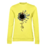 Світшот жіночий з принтом Віра незламна