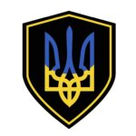 Патріотичний магніт на авто з Тризубом жовто-синім