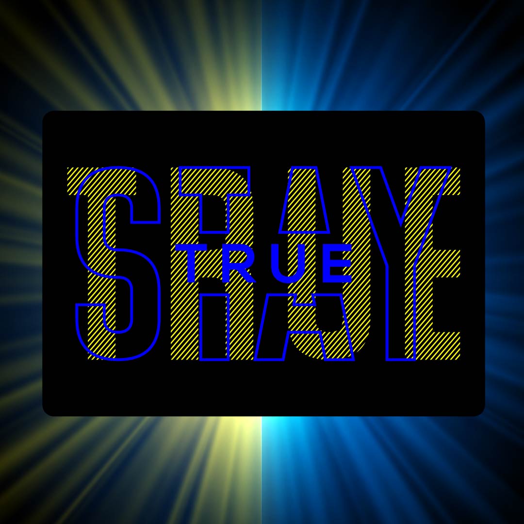 Магніт патріотичний на авто Stay True Магніт патріотичний на авто Stay True